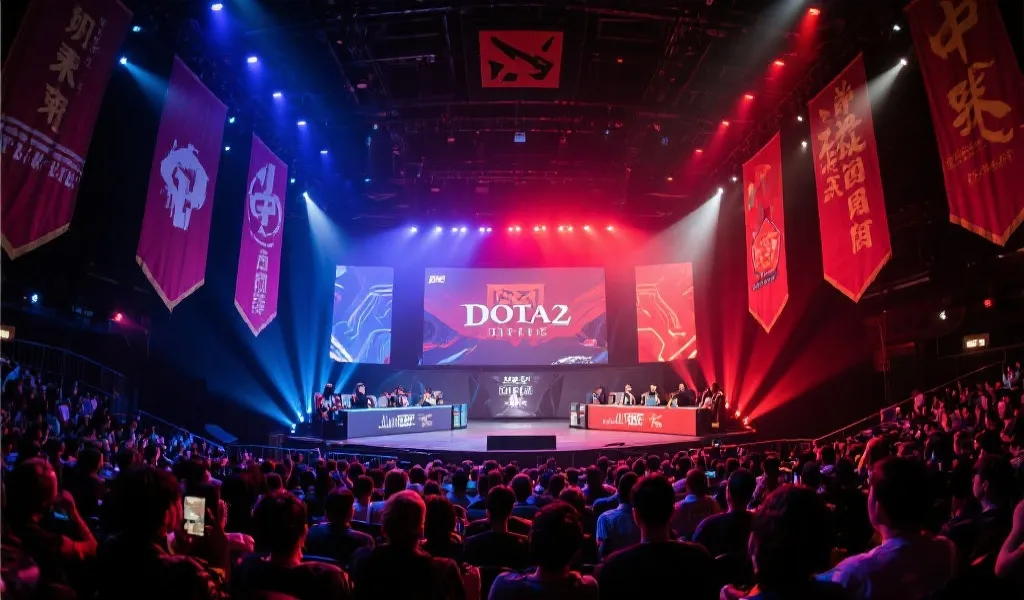 中国DOTA2职业联赛现场气氛